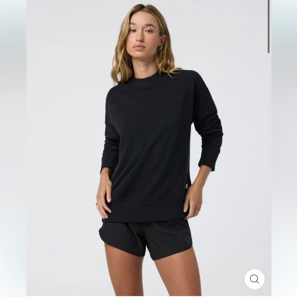 NWT! VUORI SEDONA WEEKENDER CREW - BLACK